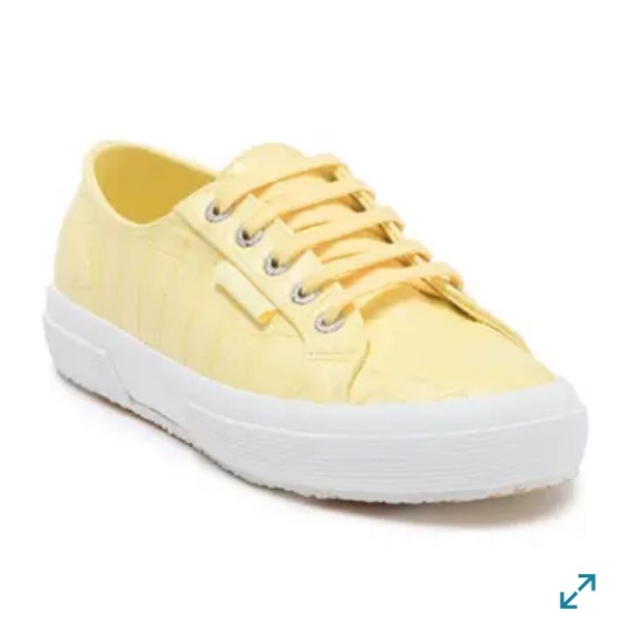 Superga Shoes - Superga croc emboss sneaker yellow 6.5 7 7.5 8 NWT